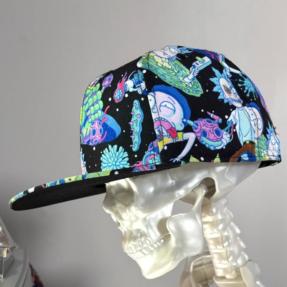 Rick and Morty Adult Swim NWOT SnapBack Colorful Graphic Unisex Hat